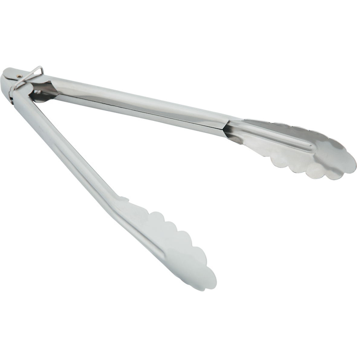 Saladetang met afsluitklem 250mm