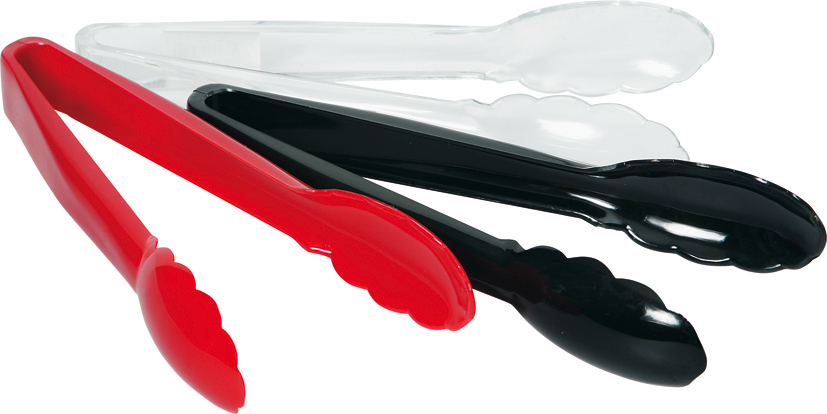 Serveertang 230mm transparant