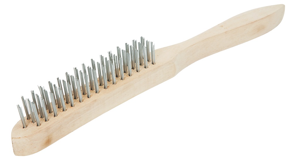 Staalborstel Hout met 3 Rijen 290mm Staalborstel Hout met 3 Rijen 290mm