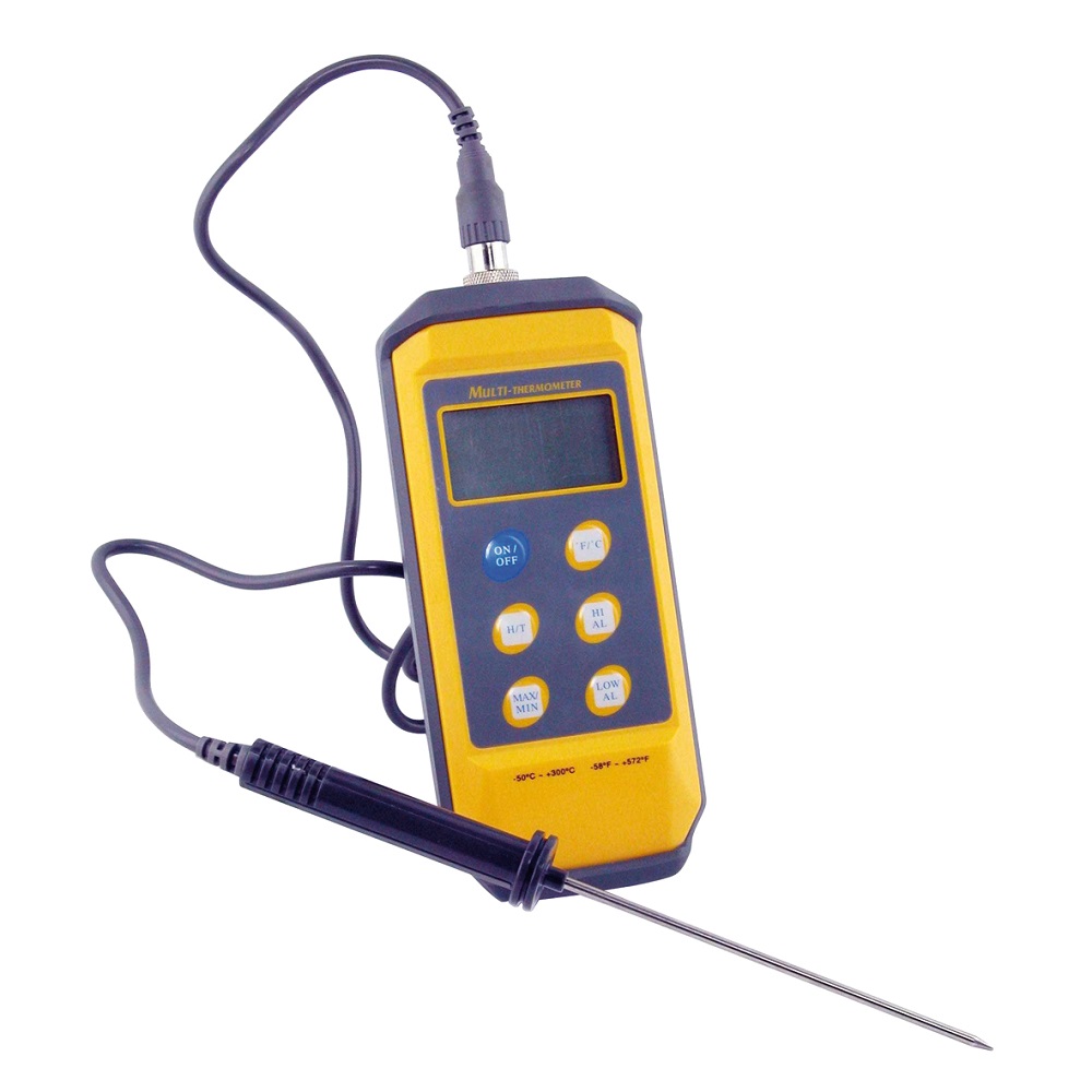 Thermometer met stiftsonde -50/300° Thermometer met stiftsonde -50/300°