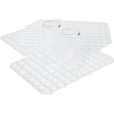 Afdruipmat kunststof wit