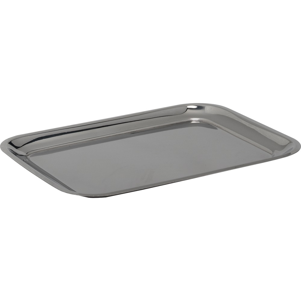 Serveerblaadje Chroom 205x155mm Serveerblaadje Chroom 205x155mm