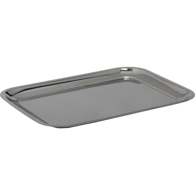 Serveerblaadje Chroom 205x155mm Serveerblaadje Chroom 205x155mm
