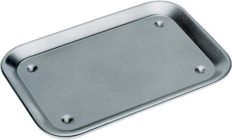 Vitrineplateau RVS 240x170mm