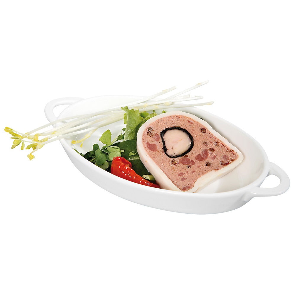 Tapasschaal Ovaal Wit 215x140x35mm