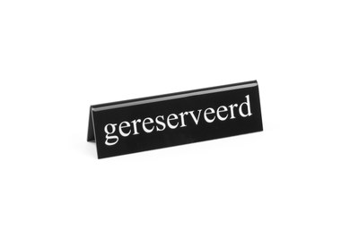Tafelstandaard réservé