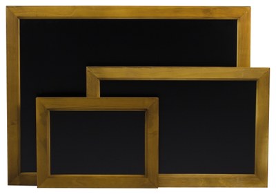 Krijtwandbord 60x40cm Zwart