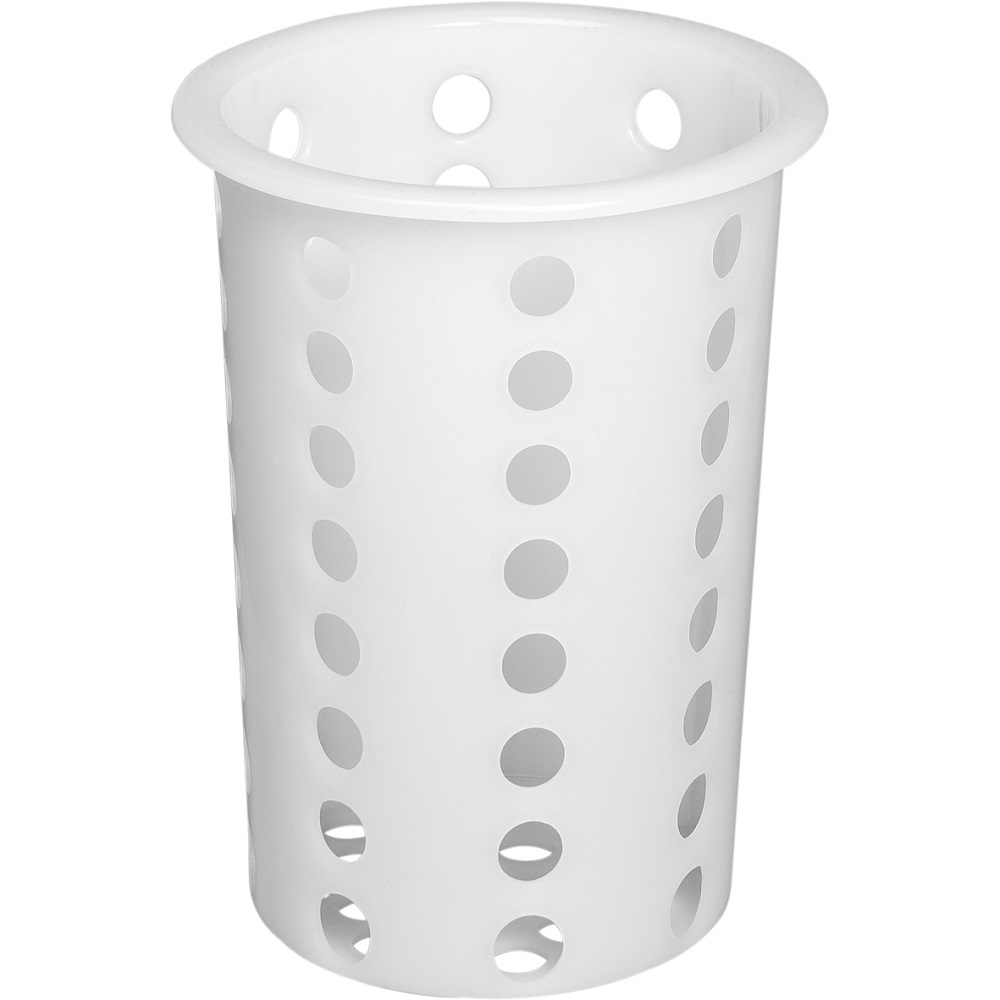 Bestekkorf Wit Kunststof Ø97x137mm