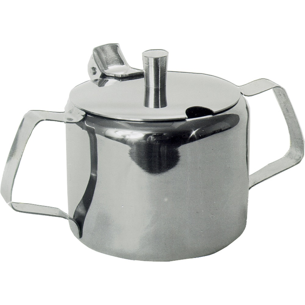 Suikerpotje RVS Ø85x80mm 0.3Ltr Suikerpotje RVS Ø85x80mm 0.3Ltr