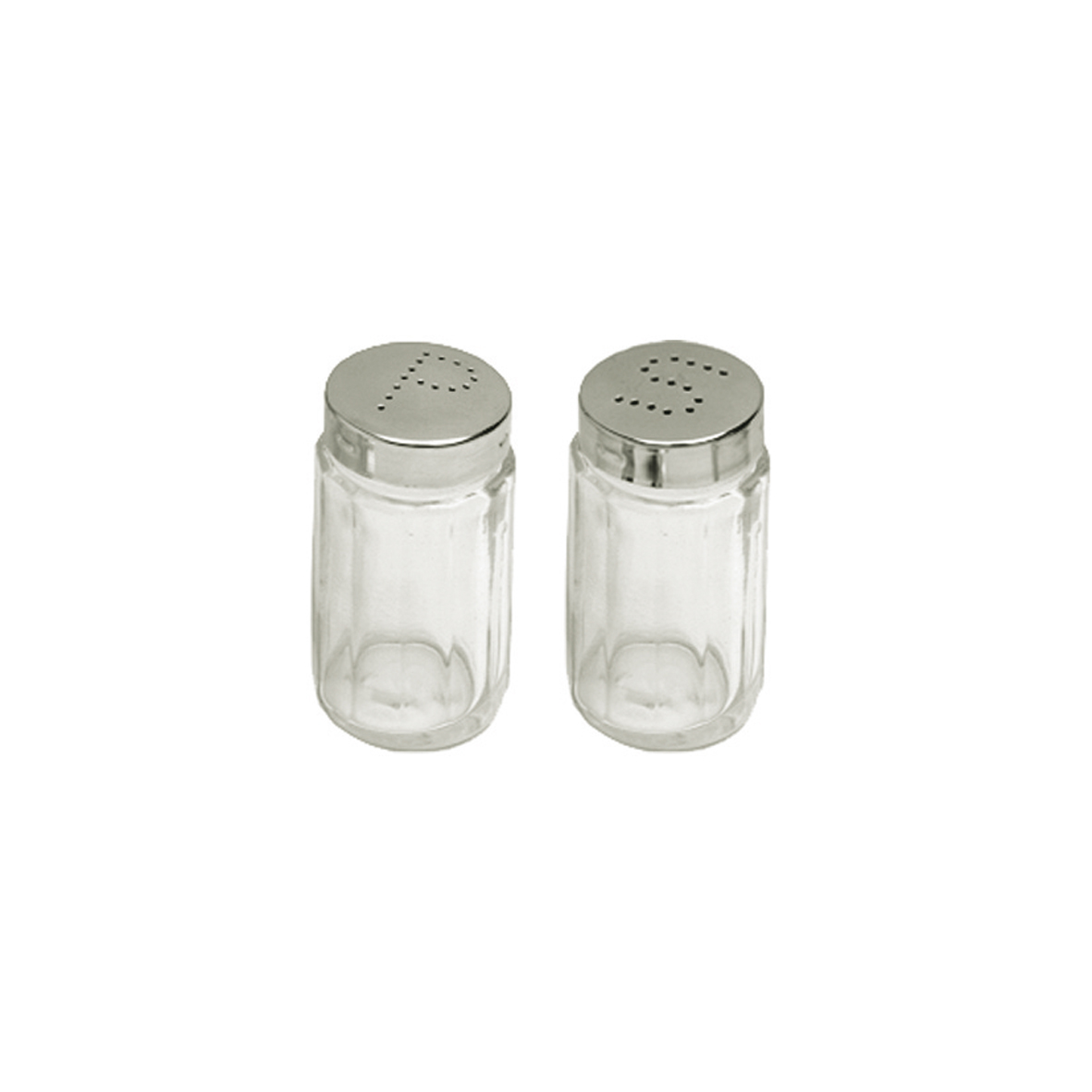 Zoutstrooier glas Ø40x70mm 6 stuks