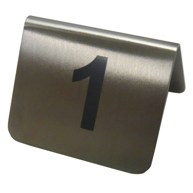 Tafelstandaard Nummers 37-48 RVS