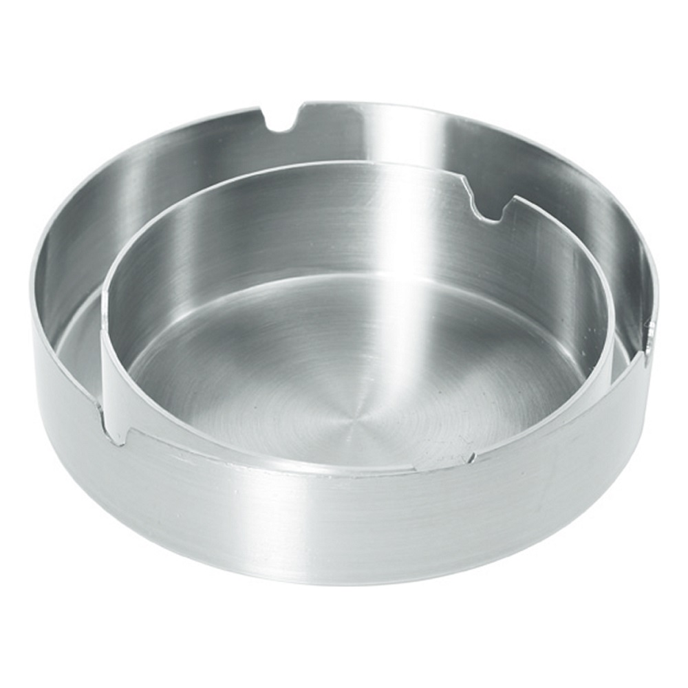 Asbak Extra Zwaar Ø95mm RVS