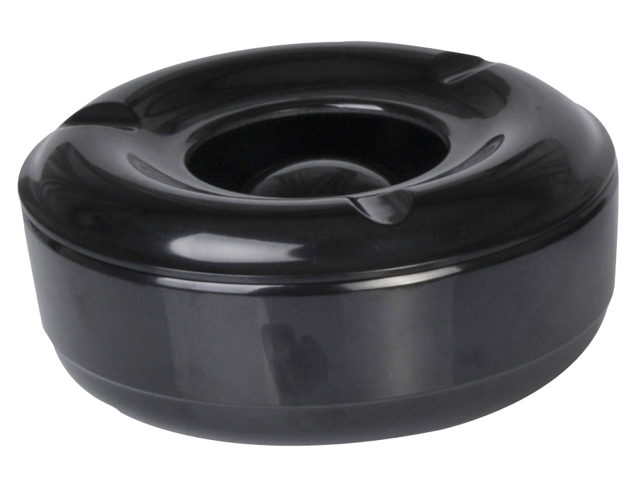 Asbak Melamine Ø146mm Zwart