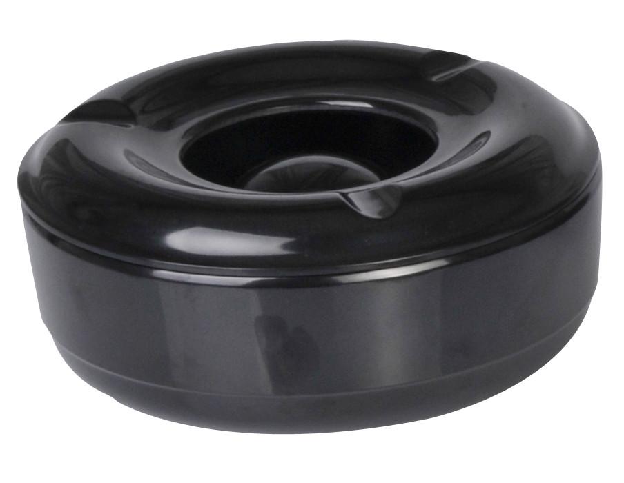 Asbak Melamine Ø146mm Zwart