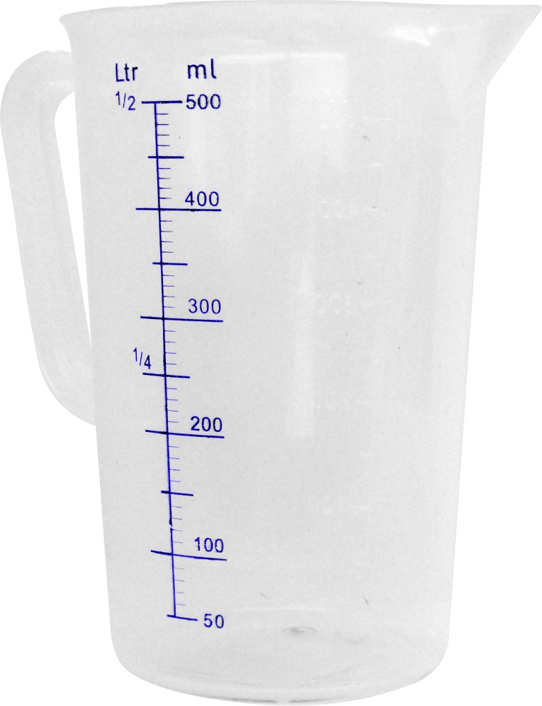 Maatbeker Kunststof Ø140x215mm 2L Maatbeker Kunststof Ø140x215mm 2L