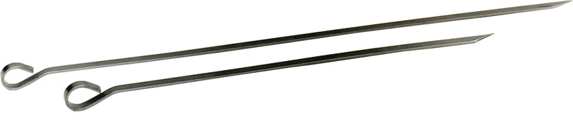 Barbecuespies 350mm RVS