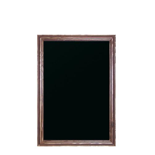 Krijtbord PVC 30x40cm Zwart/Bruin