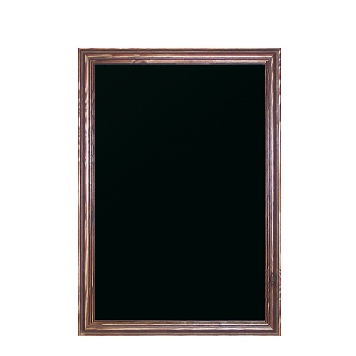 Krijtbord PVC 40x60cm Zwart/Bruin Krijtbord PVC 40x60cm Zwart/Bruin