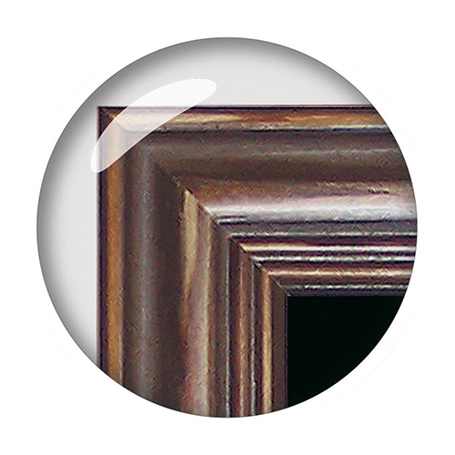 Krijtbord PVC 40x60cm Zwart/Bruin Krijtbord PVC 40x60cm Zwart/Bruin