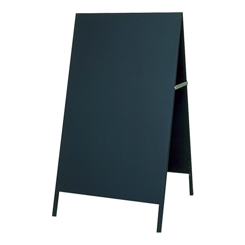 Krijtbord Metaal 62x81x117cm Zwart Krijtbord Metaal 62x81x117cm Zwart