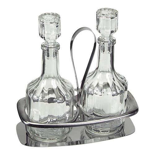 Menage 2-delig RVS glas