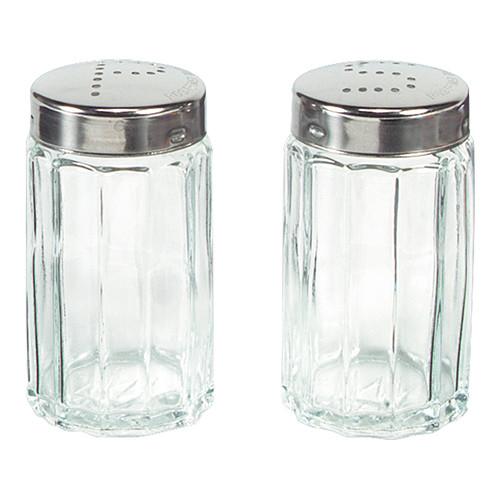 Zoutstrooier rvs glas