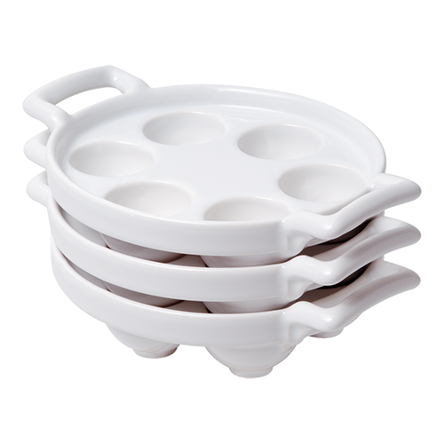 Slakkenschaal+grepen, porselein Slakkenschaal+grepen, porselein