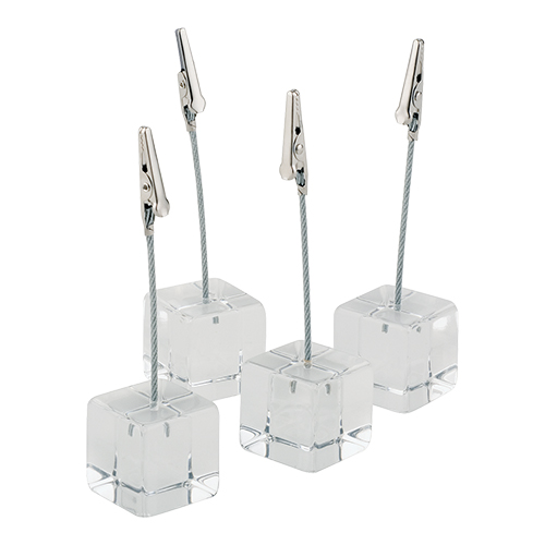 Kaartjesstandaards 4st. 12cm hoog Kaartjesstandaards 4st. 12cm hoog