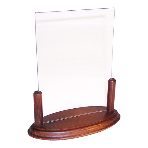 Menustandaard-houtenvoet 23x20x10cm Menustandaard-houtenvoet 23x20x10cm