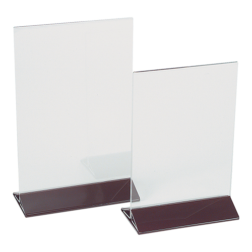 Menustandaard plexiglas 17x13cm Menustandaard plexiglas 17x13cm