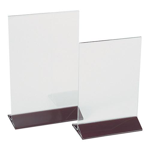 Menustandaard plexiglas 17x13cm