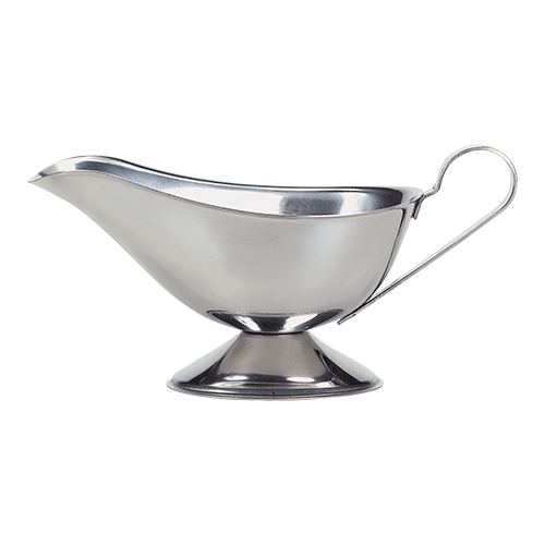 Sauciere op voet RVS 0.25Ltr