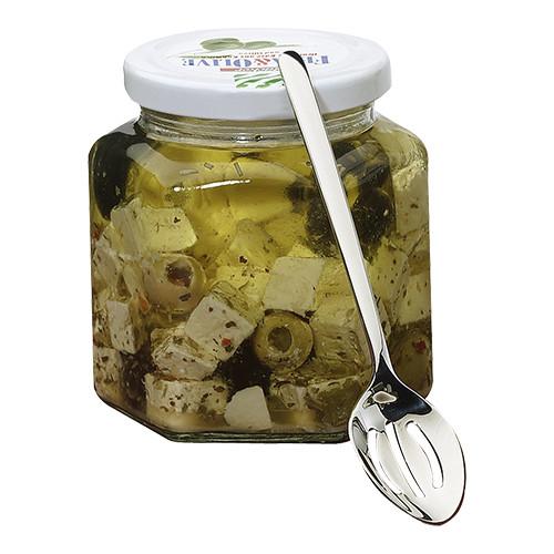 Pinda- / Olijflepel RVS 15cm