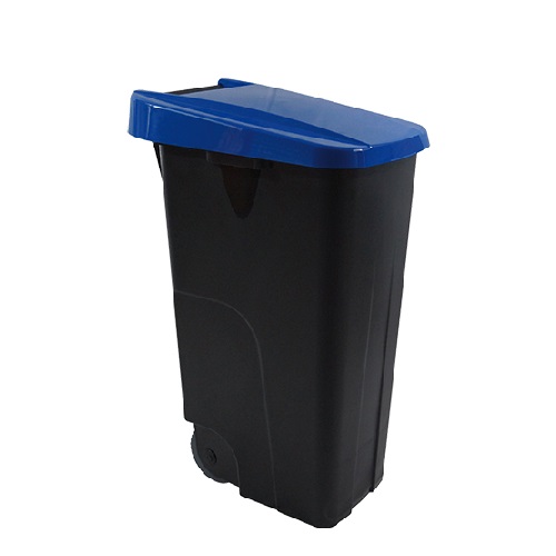 Afvalcontainer 85L Blauwe Deksel Afvalcontainer 85L Blauwe Deksel
