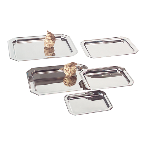 Serveerschaal rh RVS 25x19.5cm Serveerschaal rh RVS 25x19.5cm