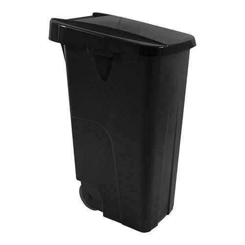 Afvalcontainer 110L Zwarte Deksel