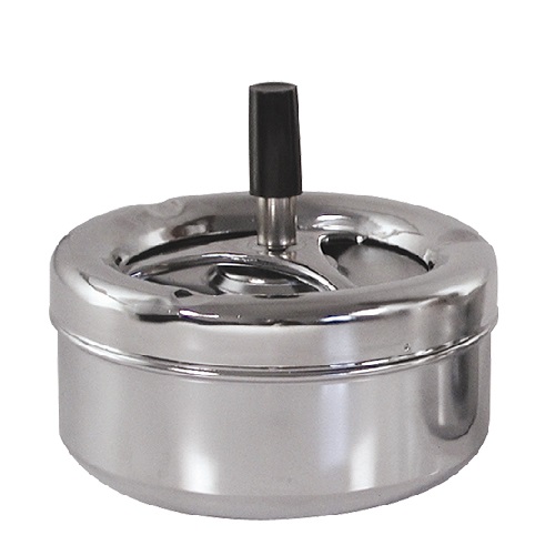 Asbak 'Wind Proof' Ø100mm RVS