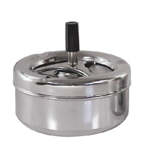 Asbak 'Wind Proof' Ø100mm RVS