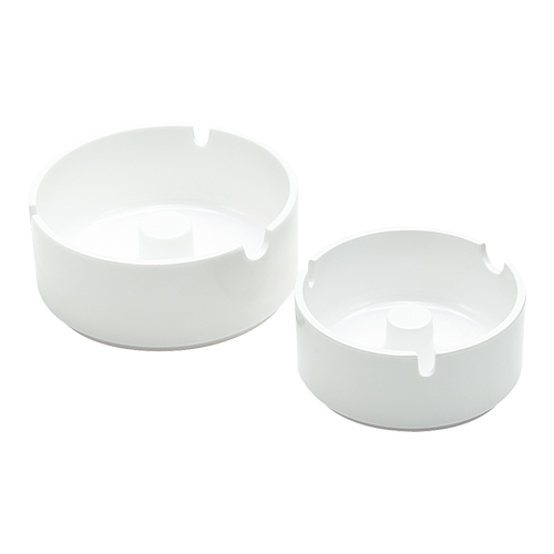 Asbak Melamine Stapelb Ø125mm Wit