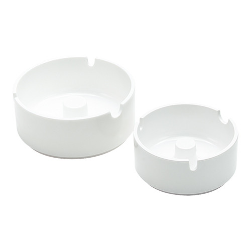 Asbak Melamine Stapelb Ø125mm Wit