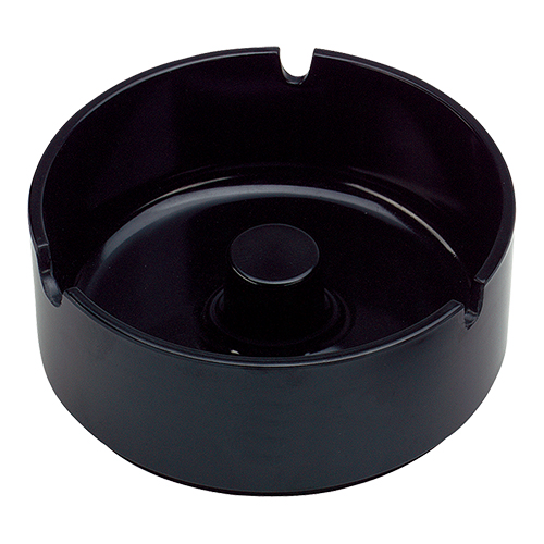 Asbak Melamine Stapelb Ø125mm Zwart