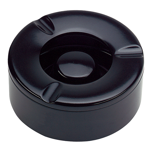 Terras-Asbak Melamine Ø100mm Zwart Terras-Asbak Melamine Ø100mm Zwart