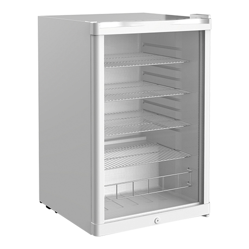 Koelkast 130L Wit met Glasdeur