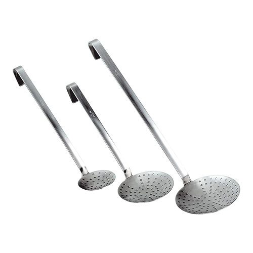 Schuimspaan RVS naadloos 12x35cm Schuimspaan RVS naadloos 12x35cm