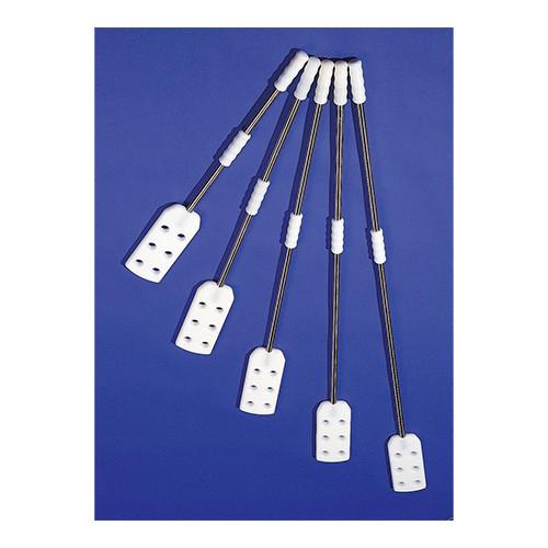 Roerspatel RVS wit met gaten 140cm