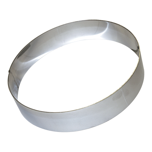 Taartring RVS 240x45mm