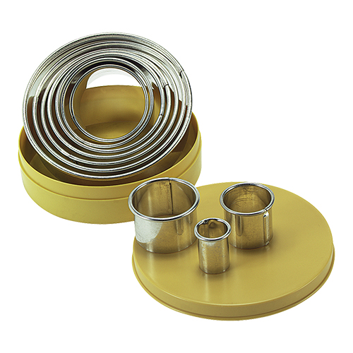 Stekerdoos 10-delig rond glad blik