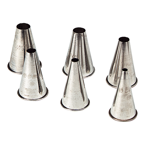 Spuitjes RVS glad 12x15mm