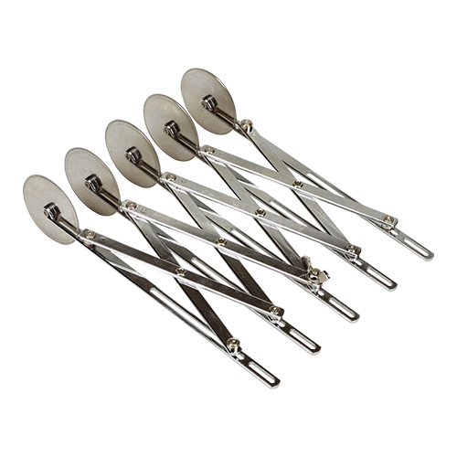 Jan-hagelsnijder RVS glad 5 wielen