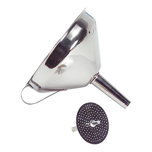 Zeefje voor trechter RVS 10/12/14cm